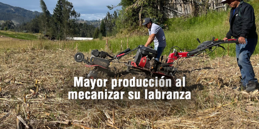 Mejora tu producción y rentabilidad con una labranza mecanizada