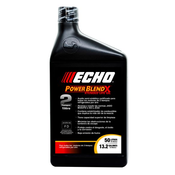 Aceite 2 tiempos ECHO Power Blend X para maquinaria agrícola