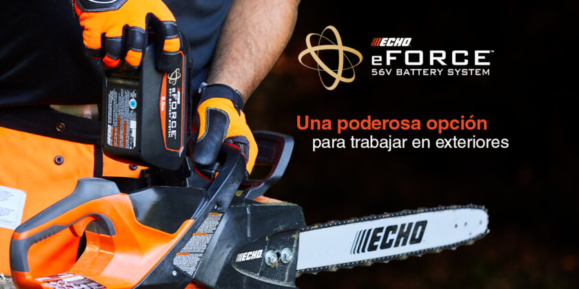 ECHO eFORCE el futuro para profesionales y aficionados a la jardinería