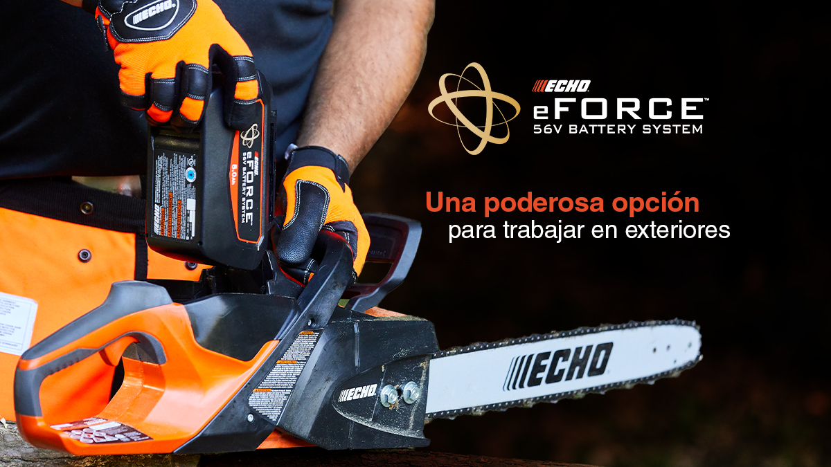 ECHO eFORCE el futuro para profesionales y aficionados a la jardinería