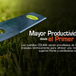 Las cuchillas COLIMA vienen pre-afiladas de fábrica, listas para instalar y usar.