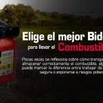 Elige el Mejor Bidon para Combustible
